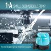 imageLittle Giant 1AT 115Volt 1200 HP 170 GPH Small Submersible Permanently Oiled Pump for Fountains Water Displays and Air Conditioners 10Foot Cord Blue 500286Pump