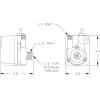 imageLittle Giant 1EA42 115 Volt 1125 HP 170 GPH Dual Purpose  Inline or Submersible Small EpoxyEncapsulated Pump with 10 ft Cord Black 518087