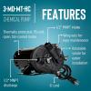 imageLittle Giant 3MDMTHC 115 Volt 125 HP 83 GPM Magnetic Drive Pump for Highly Corrosive Chemicals with 6Ft Power Cord Black 578603