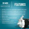imageLittle Giant 3XMDX 115Volt 150 HP 348 GPH Magnetic Drive Mildly Corrosive Chemical Transfer Pump 6Foot Power Cord BlackWhite 581030