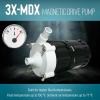 imageLittle Giant 3XMDX 115Volt 150 HP 348 GPH Magnetic Drive Mildly Corrosive Chemical Transfer Pump 6Foot Power Cord BlackWhite 581030