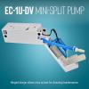 imageLittle Giant EC1UDV 110240 Volts 5060 Hz 25 GPH Automatic Undermount MiniSplit Condensate Pump System 49Ft Cord with Lead Wires White 553527
