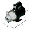 imageLittle Giant TE6MDSC 115230Volt 5060 Hz 12 HP 2280 GPH Magnetic Drive NonSubmersible Mildly Corrosive Chemical Transfer Pump must be fieldwired BlackWhite 5865041200 GPH 6 Cord with Separate Plug