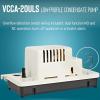 imageLittle Giant VCCA20ULS 115Volt 60 Hz 130 HP 80 GPH LowProfile Automatic Condensate Removal Pump with Safety Switch WhiteBlack 554201101Pump