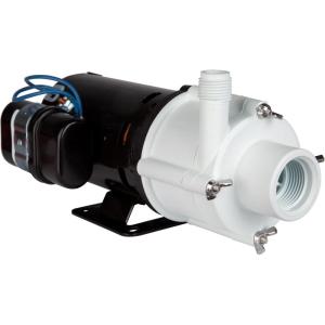 imageLittle Giant 115 Volt 112 HP 750 GPH 3MDSC NonSubmersible Magnetic Drive Pump for SemiCorrosive Chemicals 6Foot Cord with Plug BlackWhite 581503115 Volt  850 GPH  6ft Cord with Plug