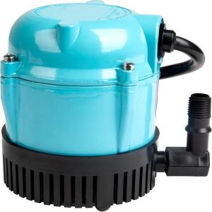 imageLittle Giant 1AT 115Volt 1200 HP 170 GPH Small Submersible Permanently Oiled Pump for Fountains Water Displays and Air Conditioners 10Foot Cord Blue 500286Pump