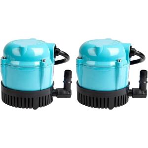 imageLittle Giant 1AT 115Volt 1200 HP 170 GPH Small Submersible Permanently Oiled Pump for Fountains Water Displays and Air Conditioners 10Foot Cord Blue 500286Pump  WATERPUMP 501003