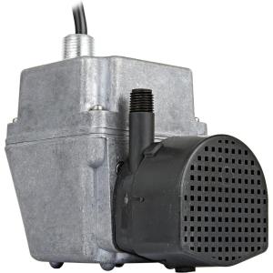 imageLittle Giant 2ENYS 115 Volt 140 HP 300 GPH Cast Aluminum Submersible Parts Washer Pump for Unheated Stoddard Solvent or Deodorized Kerosene with 6Ft Power Cord Plugless Grey 502020