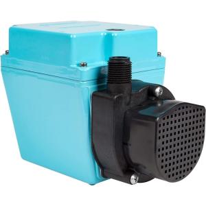 imageLittle Giant 3E34N 115Volt 115 HP 670 GPH Dual Purpose InLine or Small Submersible OilFilled Pump 10Ft Cord Blue 50360334in MNPT intake 10ft cord