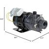 imageLittle Giant 5MDHC 230 Volt 18 HP 1050 GPH Magnetic Drive Highly Corrosive Chemical Transfer Pump 6Ft Cord PlugLess Black 583613115V  1050 GPH  With Plug