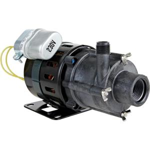 imageLittle Giant 5MDHC 230 Volt 18 HP 1050 GPH Magnetic Drive Highly Corrosive Chemical Transfer Pump 6Ft Cord PlugLess Black 583613230V  1050 GPH  Plugless