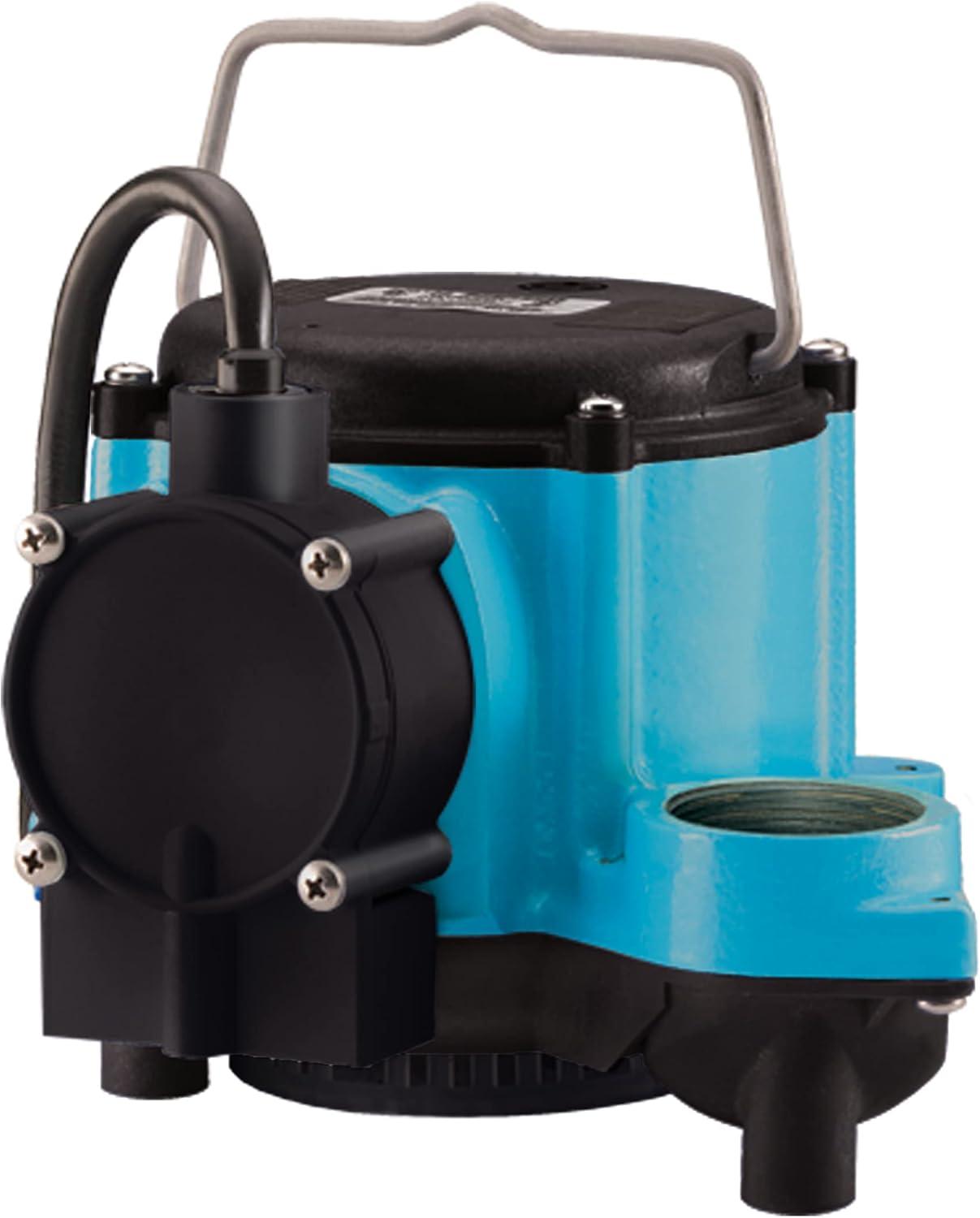 imageLittle Giant 506066 WRSC6 230 Volt 2700 GPH CastIron Sump Pump