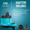 imageLittle Giant 6CIM 230 Volt 5060 Hz 13 HP 2760 GPH Cast Iron Manual No Switch Submersible Sump Pump for Sump Systems 12Ft Lead Wires Blue 506266
