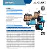 imageLittle Giant 6CIM 230 Volt 5060 Hz 13 HP 2760 GPH Cast Iron Manual No Switch Submersible Sump Pump for Sump Systems 12Ft Lead Wires Blue 506266