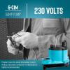 imageLittle Giant 6CIM 230 Volt 5060 Hz 13 HP 2760 GPH Cast Iron Manual No Switch Submersible Sump Pump for Sump Systems 12Ft Lead Wires Blue 506266