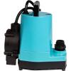 imageLittle Giant 5ASPLL 115Volt 16 HP 1200 GPH Aluminum Automatic Utility Pump 18Ft Cord Blue 50535018Ft Cord  Automatic