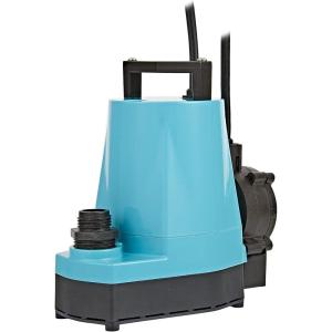 imageLittle Giant 5ASPLL 115Volt 16 HP 1200 GPH Aluminum Automatic Utility Pump 18Ft Cord Blue 50535018Ft Cord  Automatic