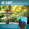 imageLittle Giant 4E34NT 115Volt 112 HP 710 GPH Small OilFilled Submersible Water TransferRecirculating Pump with 10Ft Cord Blue 504186