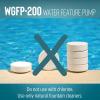 imageLittle Giant WGFP200 230Volt 2 HP 16000 GPH Large Submersible Stainless Steel and Cast Iron Water Feature Pump with 32Ft Cord and 230Volt Plug Black 566072