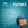 image:imageLittle Giant 6CBA 115Volt 13 HP 2760 GPH Automatic Submersible Epoxy Impregnated Cast Bronze Sump Pump for SaltyBriny Water Conditions with Integral Diaphragm Switch 10 Cord Bronze 506357
