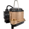 image:imageLittle Giant 6CBA 115Volt 13 HP 2760 GPH Automatic Submersible Epoxy Impregnated Cast Bronze Sump Pump for SaltyBriny Water Conditions with Integral Diaphragm Switch 10 Cord Bronze 506357