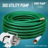 image:imageLittle Giant 360 115V 360 GPH 110 HP Plated Brass NonSubmersible MultiPurpose Utility Water Transfer Pony Pump with 6Ft Cord White 555112