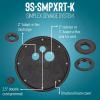 image:imageLittle Giant 9SSMPXRTK Preassembled Simplex Sewage System with 115volt 410 HP 9SCCIARF Sewage Pump with Piggyback Tethered Float Switch Polyethylene 18 x 30 Basin BlackBlue 509073