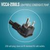 image:imageLittle Giant VCCA20ULS 230Volt 5060 Hz 130 HP 80 GPH LowProfile Automatic Condensate Removal Pump with Safety Switch WhiteBlack 554202101