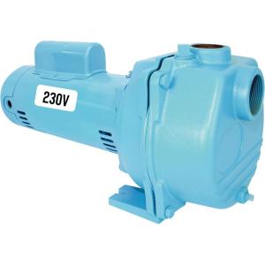 image:imageLittle Giant LSPH200C 2 HP 230 Volts 84 GPM 57 PSI High Pressure SprinklerIrrigation Pump Blue 5582982 HP Brass Impeller 230 V High Pressure