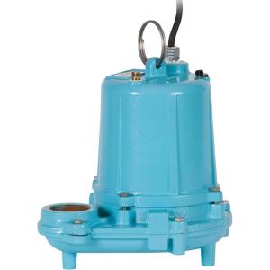 image:imageLittle Giant WS30M 115Volt 60 Hz 13 HP 5400 GPH Manual Submersible Effluent Pump with 20Ft Cord and Plug Blue 620010